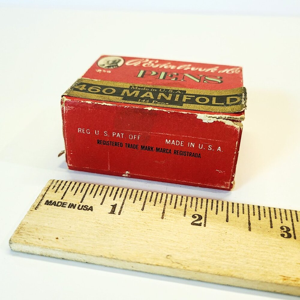 Vintage Esterbrook Pen Nibs, Manifold No. 460 Pens, In Original Box, w/ 105 Nibs - Picture 10 of 10